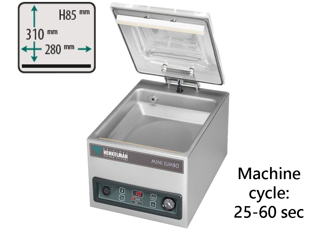 Henkelman Mini Jumbo Vacuum Packing Machine (Machine cycle: 25-60 sec)